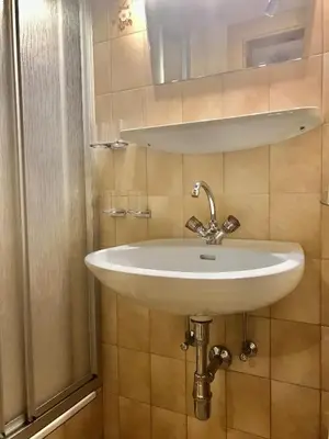 Ein Badezimmer in der Unterkunft Gielerhof