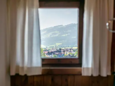 Ein allgemeiner Bergblick oder ein Berglick von der Ferienwohnung aus