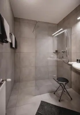 Ein Badezimmer in der Unterkunft Haus Alpin