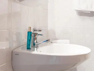 Ein Badezimmer in der Unterkunft Rettenstein und Gaisbergblick