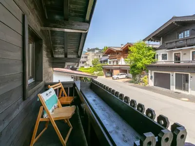 Ein Balkon oder eine Terrasse in der Unterkunft Rettenstein und Gaisbergblick