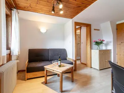 Ein Sitzbereich in der Unterkunft Rettenstein und Gaisbergblick