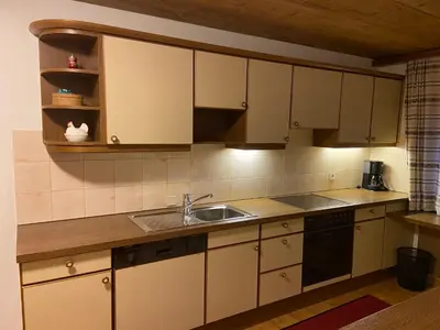 Küche/Küchenzeile in der Unterkunft Appartment Thumerhof Wildschönau