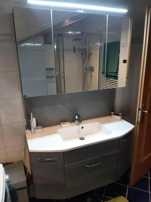 Ein Badezimmer in der Unterkunft Haus Feiersinger