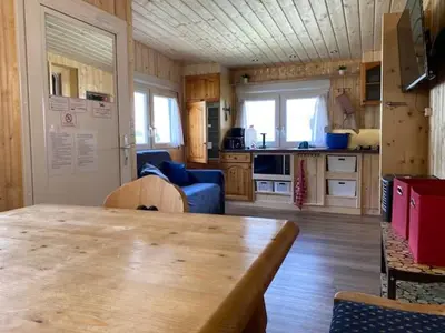 Küche/Küchenzeile in der Unterkunft ***** Camping Aufenfeld - Sonnenglückhütte