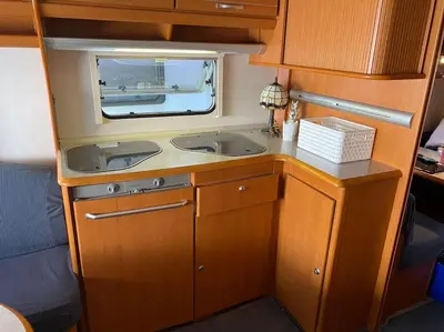 Küche/Küchenzeile in der Unterkunft ***** Camping Aufenfeld - Sonnenglückhütte