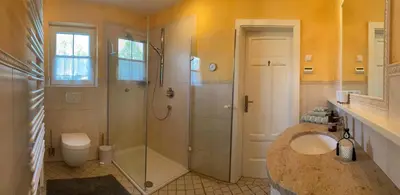 Ein Badezimmer in der Unterkunft Casa45