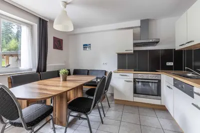 Küche/Küchenzeile in der Unterkunft Hartkaiser Rooms and Apartments