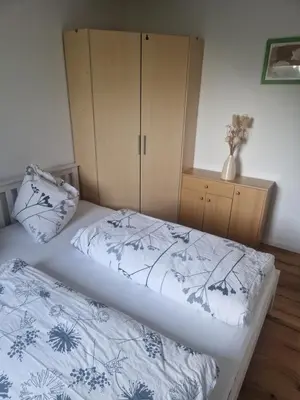 Ein Bett oder Betten in einem Zimmer der Unterkunft Oase der Ruhe