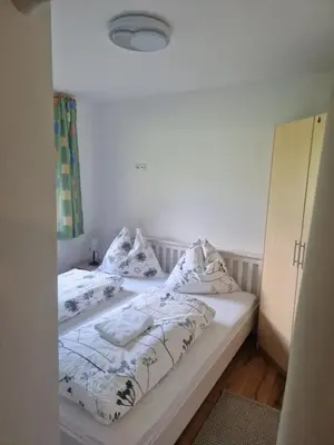 Ein Bett oder Betten in einem Zimmer der Unterkunft Oase der Ruhe