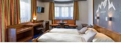 Ein Bett oder Betten in einem Zimmer der Unterkunft Alte Post