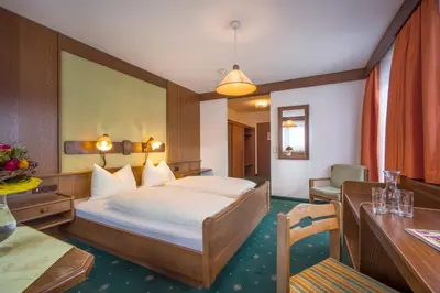 Ein Bett oder Betten in einem Zimmer der Unterkunft Alte Post