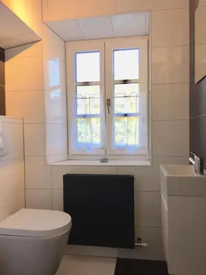 Ein Badezimmer in der Unterkunft Stanzl Haus