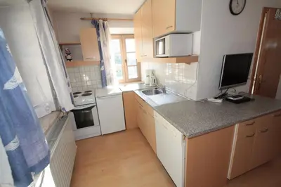 Küche/Küchenzeile in der Unterkunft Stanzl Haus