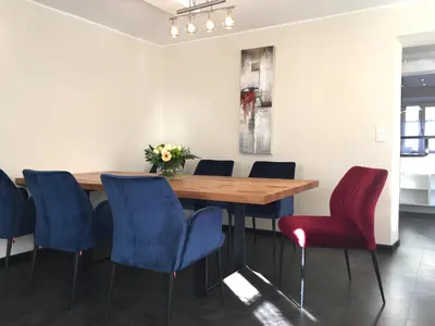Ein Sitzbereich in der Unterkunft Stanzl Haus