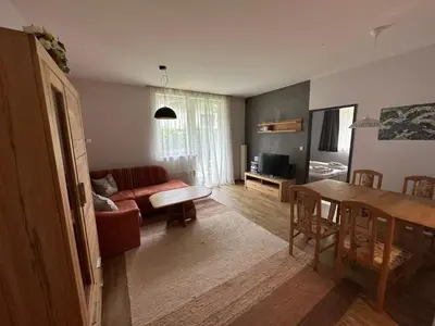 TV/Unterhaltungsangebot in der Unterkunft Top 1 Gartenwohnung