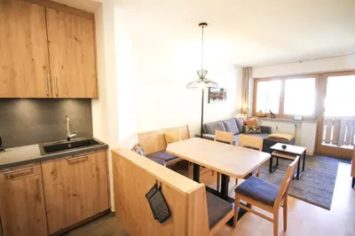 Küche/Küchenzeile in der Unterkunft Ferienwohnung 77 - Top 23