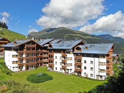 Ein allgemeiner Bergblick oder ein Berglick von der Ferienwohnung aus