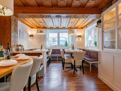 Ein Sitzbereich in der Unterkunft Neva Saalbach