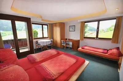 Ein Bett oder Betten in einem Zimmer der Unterkunft Auhof