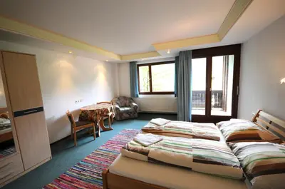 Ein Bett oder Betten in einem Zimmer der Unterkunft Auhof
