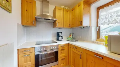 Küche/Küchenzeile in der Unterkunft Apartment Weinberg