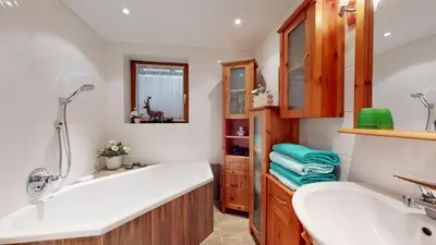 Ein Badezimmer in der Unterkunft Apartment Weinberg