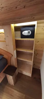 Ein Etagenbett oder Etagenbetten in einem Zimmer der Unterkunft Apartment Nussbaum