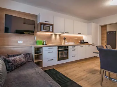 Küche/Küchenzeile in der Unterkunft Apartment Montec-3 by Interhome