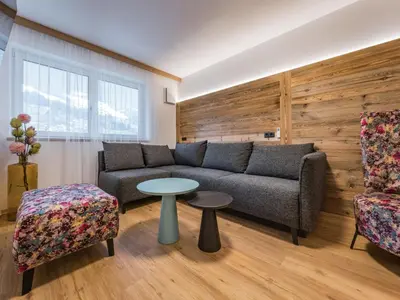 Ein Sitzbereich in der Unterkunft Apartment Montec-1 by Interhome