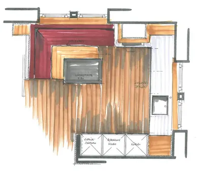 Grundriss der Unterkunft Sporer-Alm