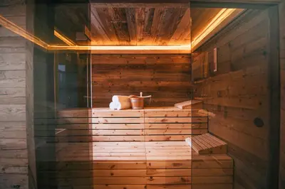Ein Badezimmer in der Unterkunft Sporer-Alm