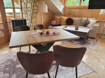 Ein Sitzbereich in der Unterkunft Anne's Wohlfühlplatzl