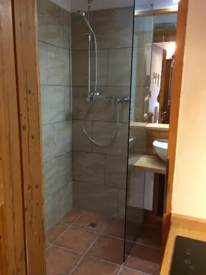 Ein Badezimmer in der Unterkunft Ferienhaus Islitzer