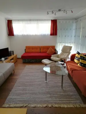 Ein Sitzbereich in der Unterkunft Appartement Nischler