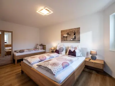 Ein Bett oder Betten in einem Zimmer der Unterkunft Haus SaRo