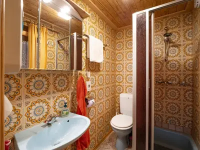Ein Badezimmer in der Unterkunft Ferienhaus Chalet Aumayr