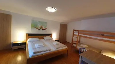 Ein Bett oder Betten in einem Zimmer der Unterkunft Easy Home Johanna - Central Kirchberg