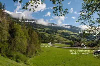 Naturlandschaft in der Nähe der Ferienwohnung