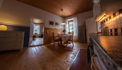 Küche/Küchenzeile in der Unterkunft Gabis Lodge