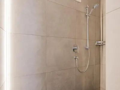 Ein Badezimmer in der Unterkunft Resterhöhe