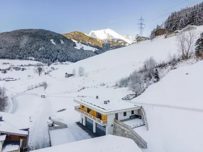 Blick ins Salzachtal im Winter