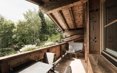 Ein Balkon oder eine Terrasse in der Unterkunft Das Kaltenbach - ApartHotel