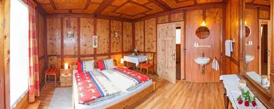 Ein Bett oder Betten in einem Zimmer der Unterkunft Stöcklerhof