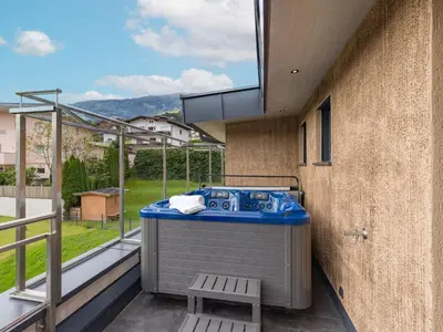 Ein Balkon oder eine Terrasse in der Unterkunft Apart Klocker