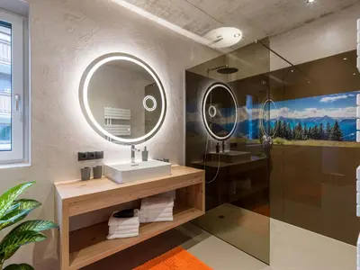Ein Badezimmer in der Unterkunft Apart Klocker