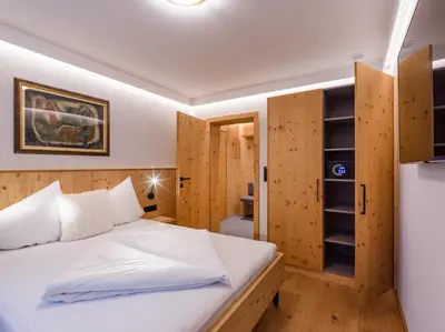 Ein Bett oder Betten in einem Zimmer der Unterkunft Appartementhaus Bambi