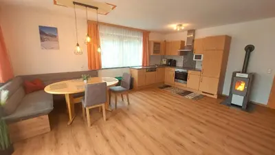 Küche/Küchenzeile in der Unterkunft Haus Sandra
