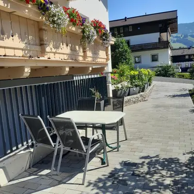 Ein Balkon oder eine Terrasse in der Unterkunft Haus Sandra