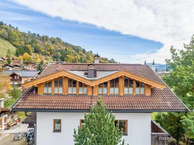 Ein allgemeiner Bergblick oder ein Berglick von der Ferienwohnung aus